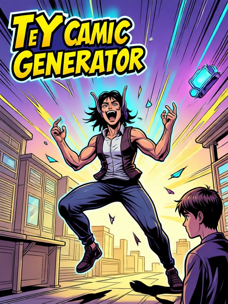 Fantasy-Graphic-Novel-Stil vom Comic-Maker KI