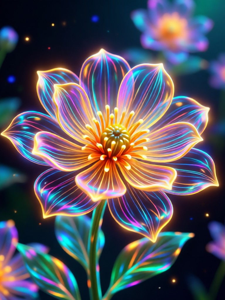 Handy-App zeigt KI Bloom Effekt