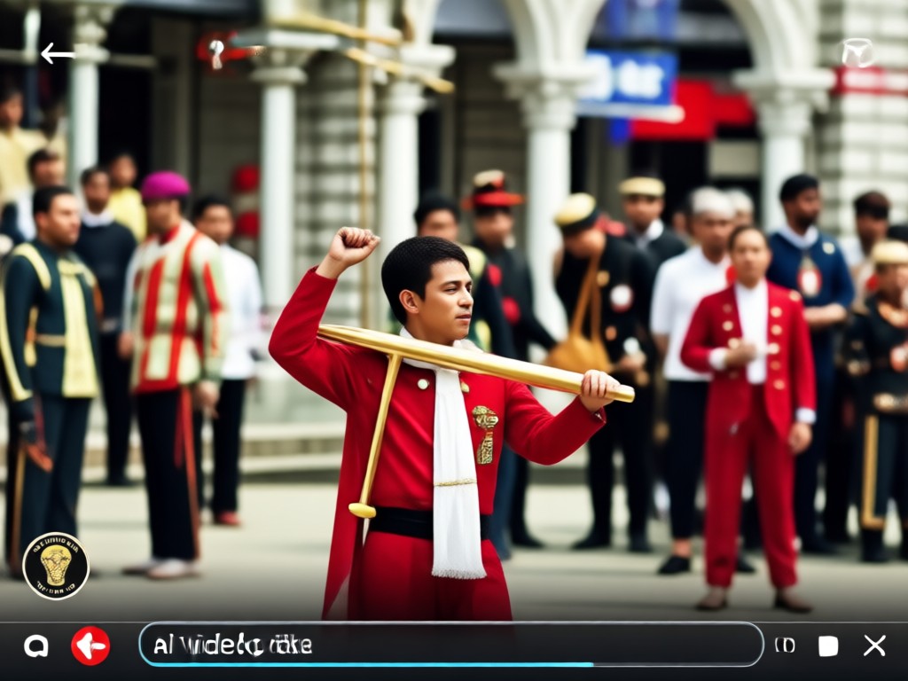 Transfer gaya historis untuk video patriotik