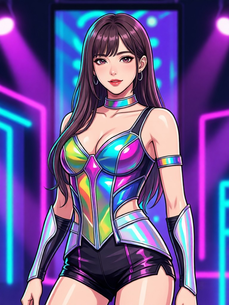 AI Kpop cute concept image