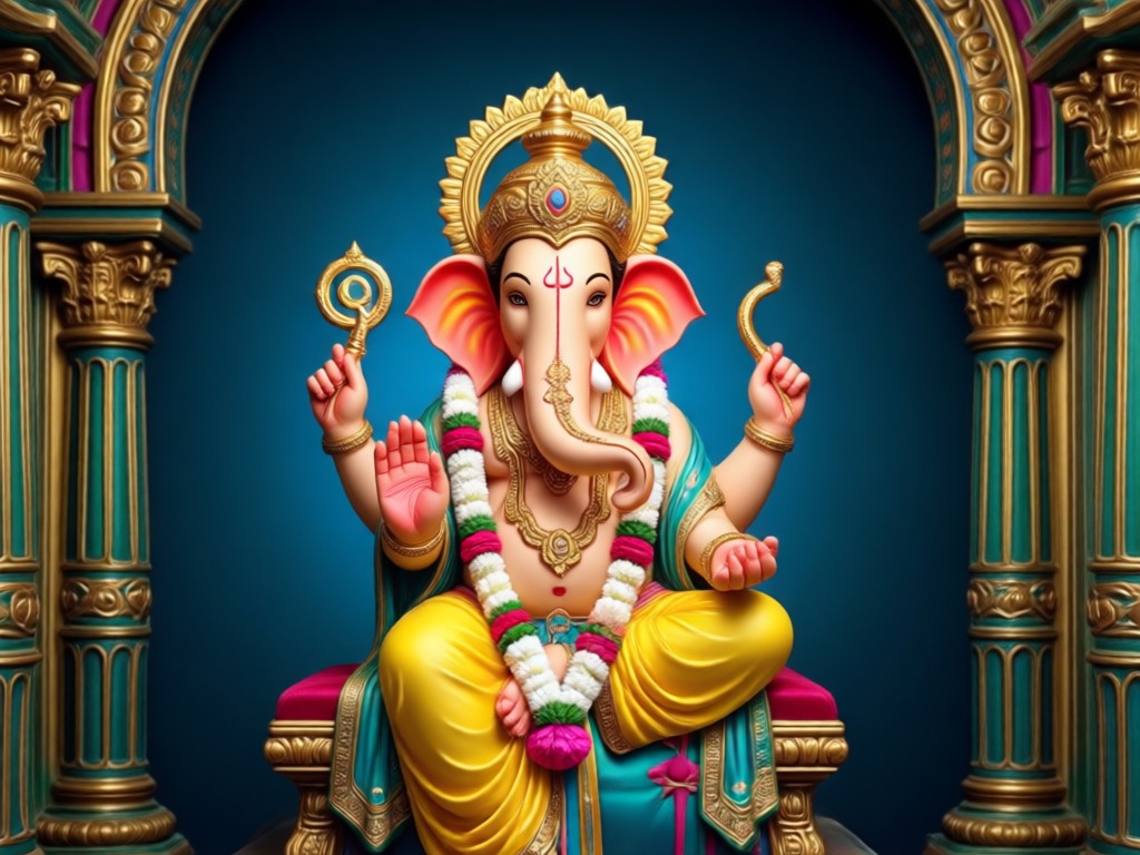 Ganpati style transfer examples