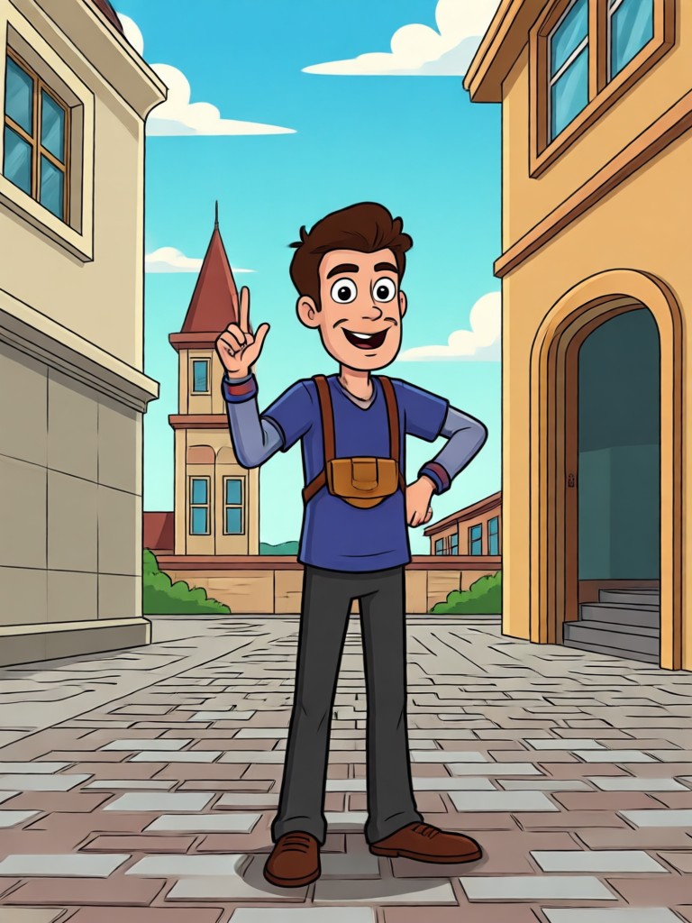 Free cartoon video maker output
