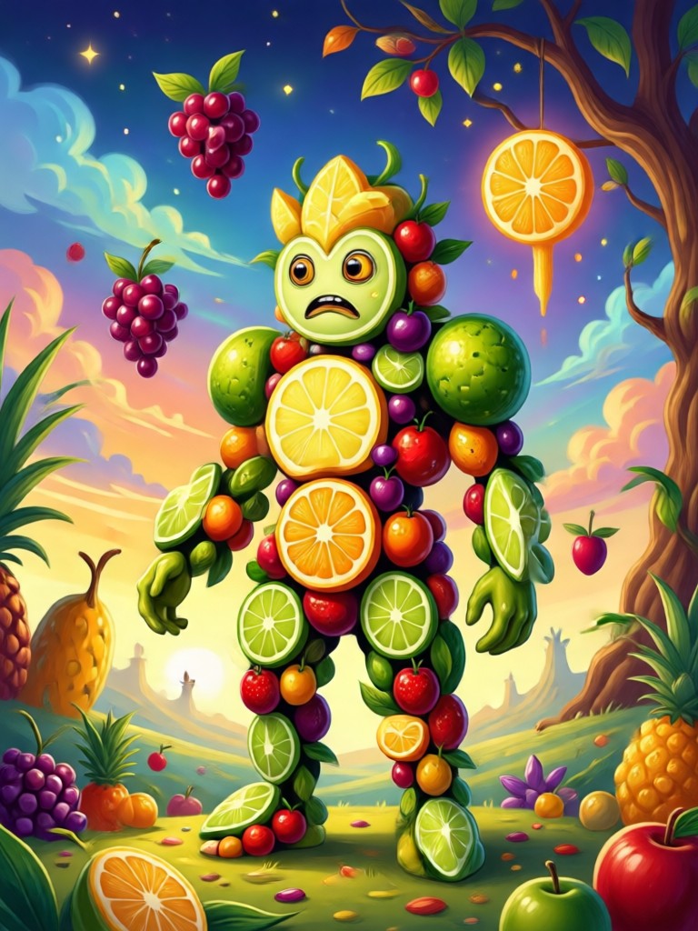 Musical de frutas cítricas
