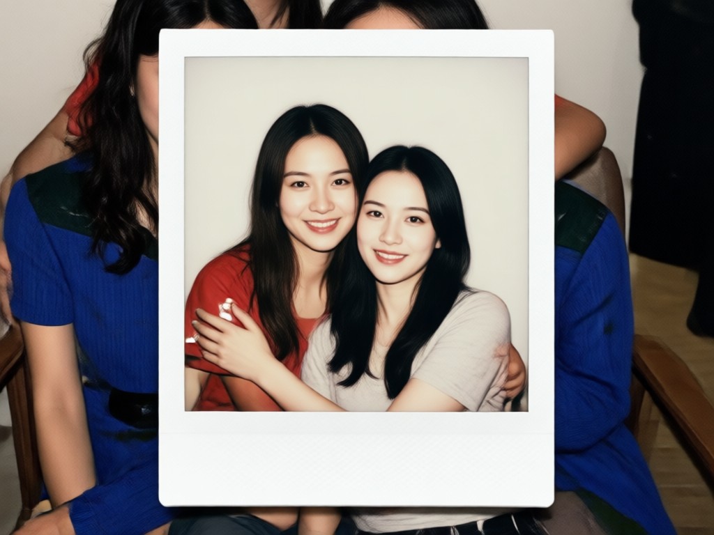 Authentic Polaroid film emulation effect