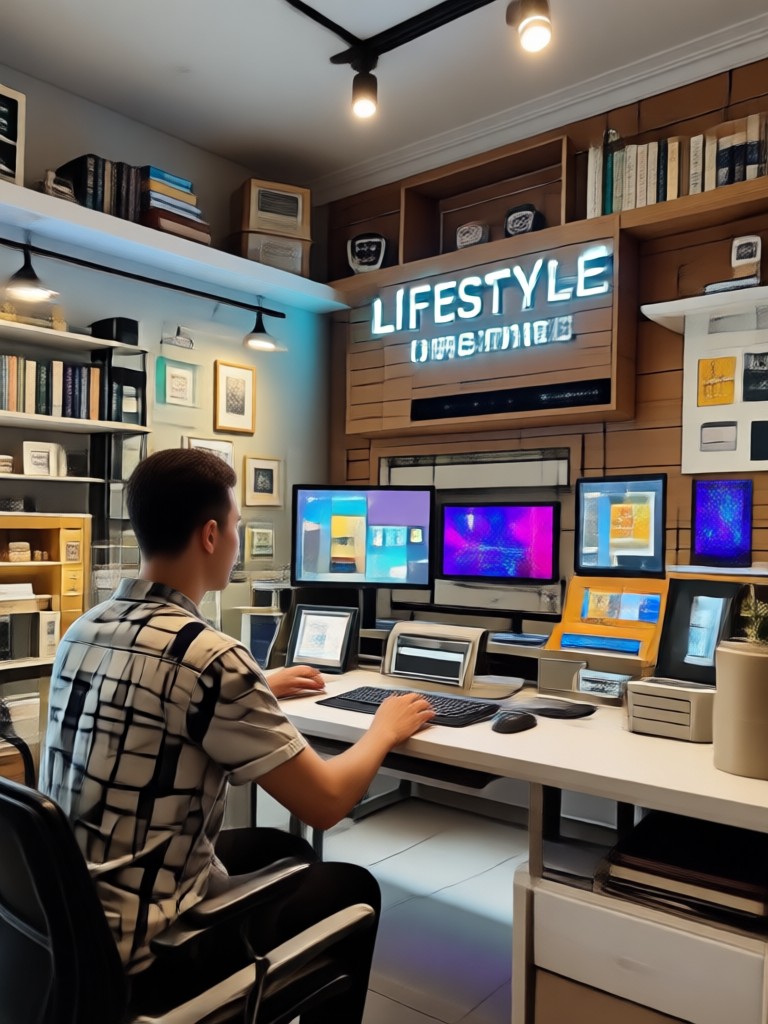 AI Lifestyle Photo Generator Night Scene