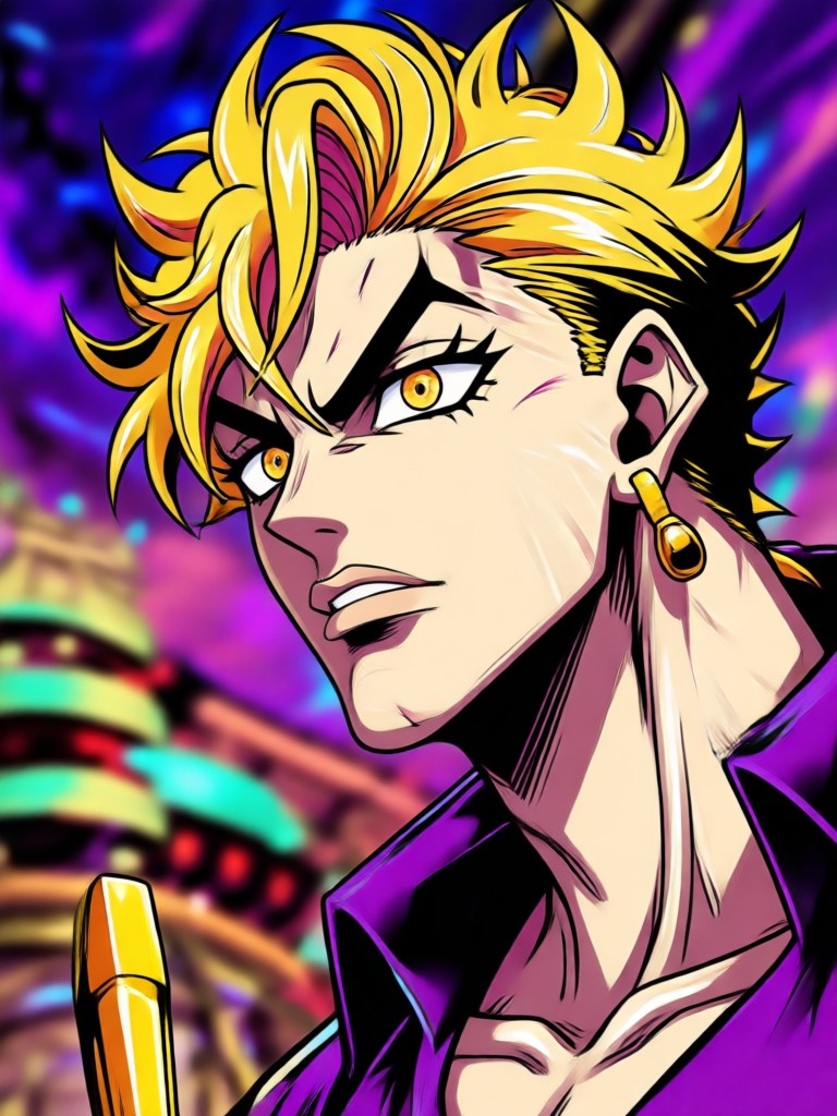 AI JoJo filter result for social media profile