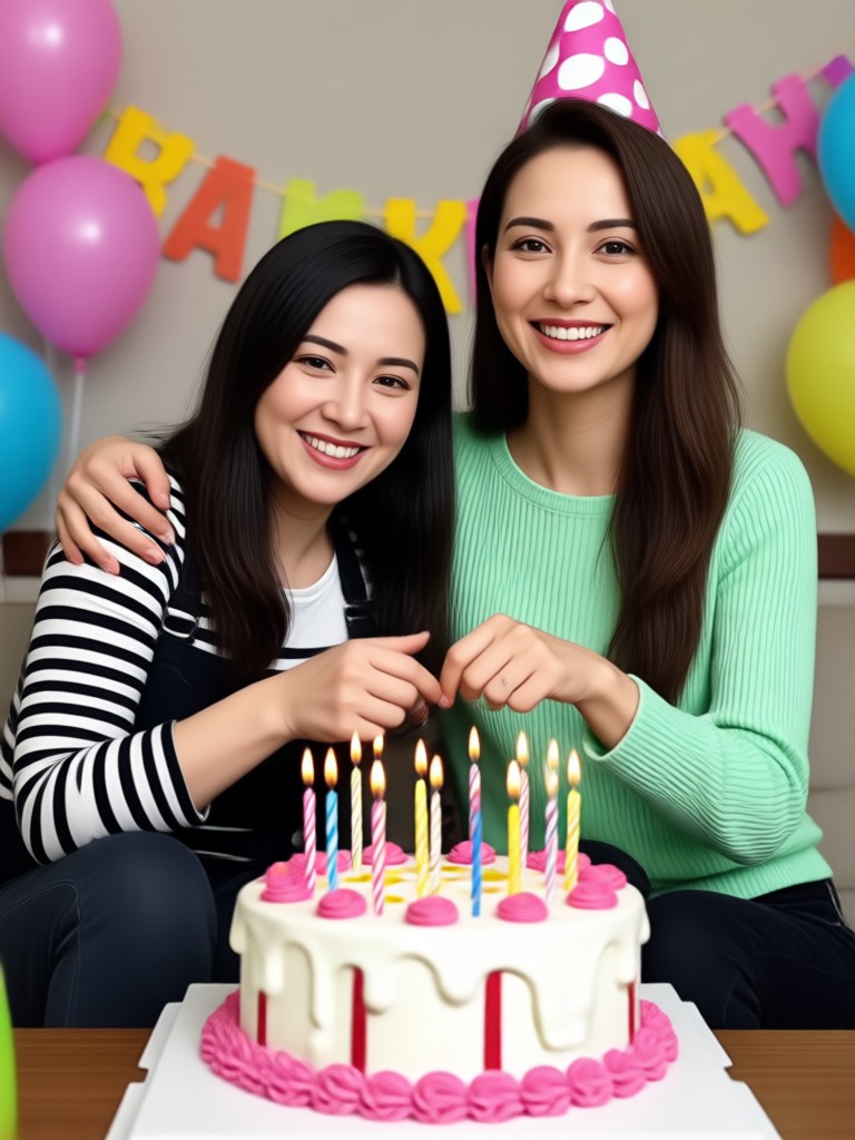 Elegant birthday tribute video with flowers