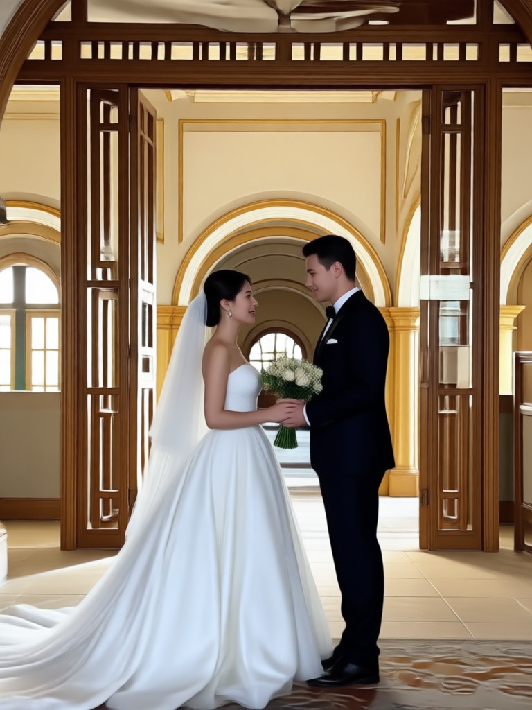 Modern minimalist wedding reel template