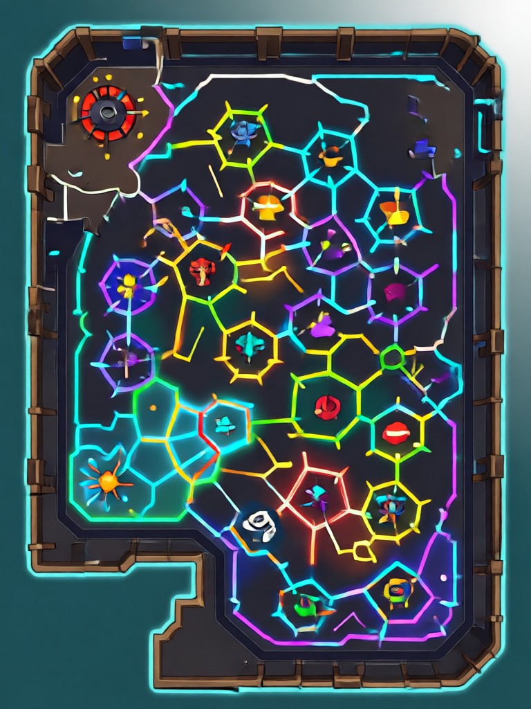 Medieval castle throne room battle map