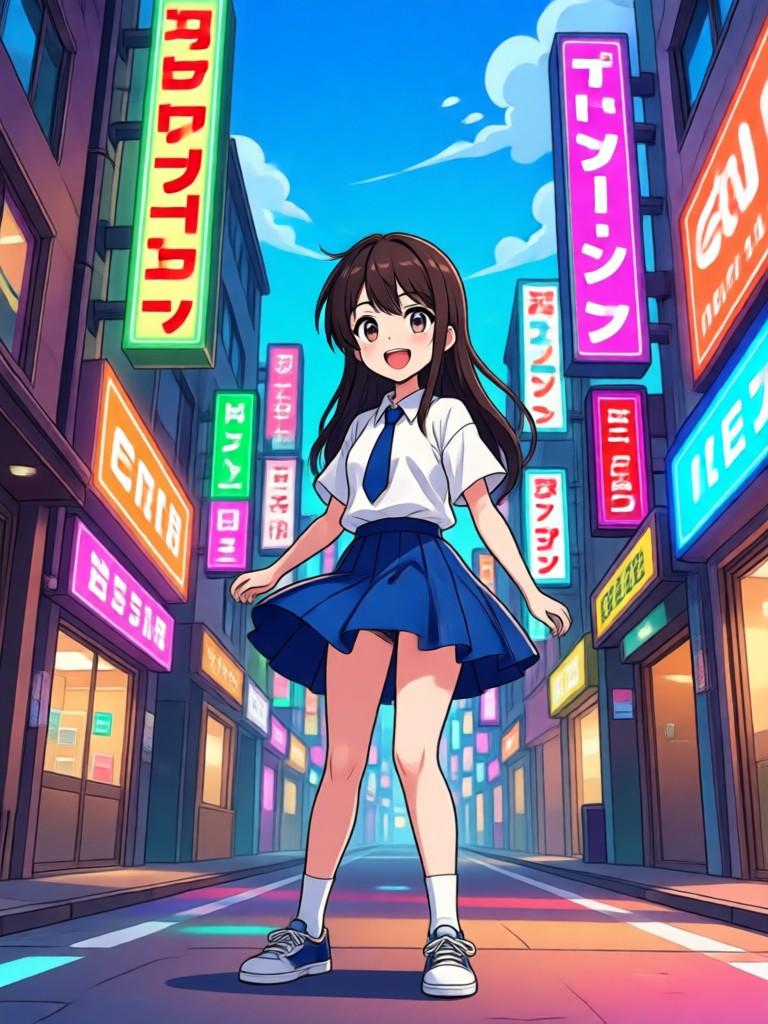 Transformación con filtro anime shojo romántico