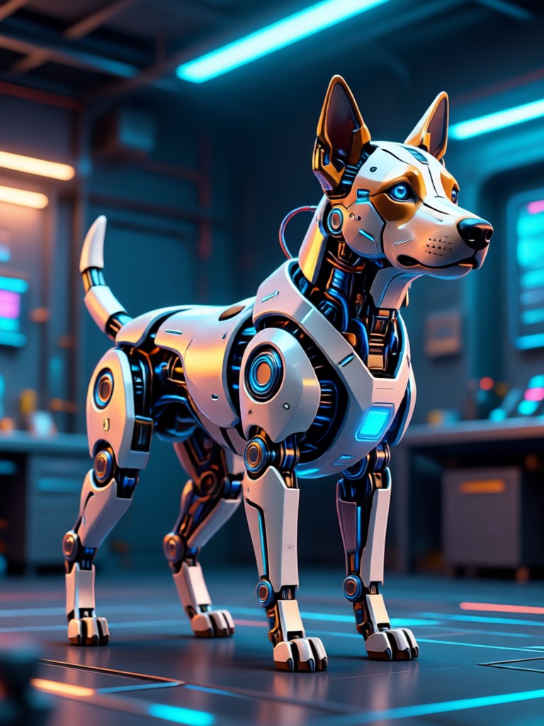 Dog to human transformation concept art