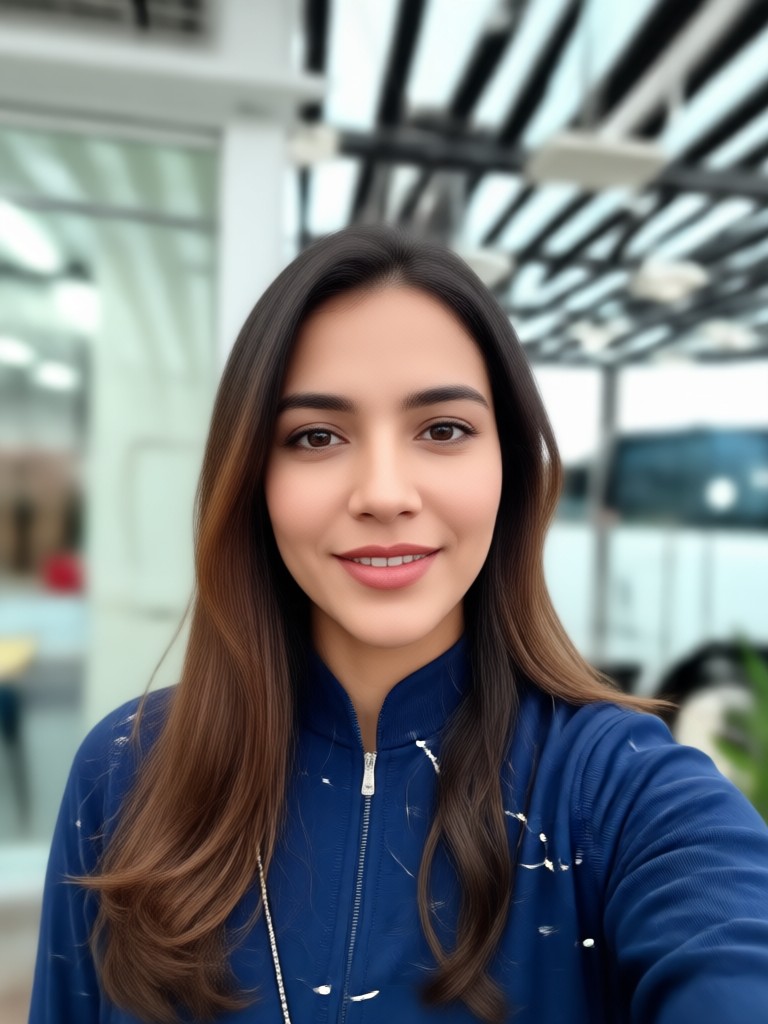 animierter charakter-selfie ki
