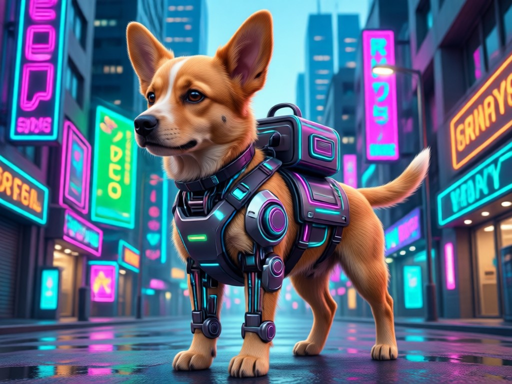 AI puppy transformation process