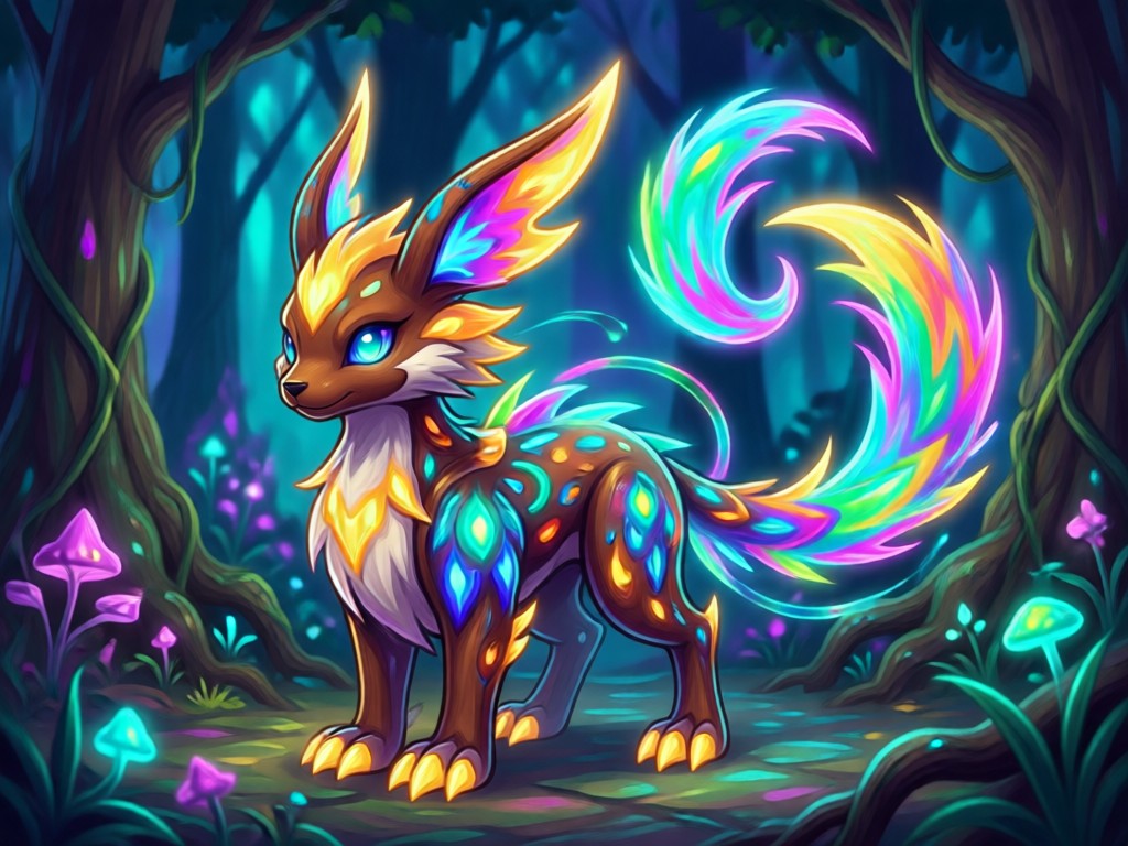 AI Fakemon with fire and steel typing