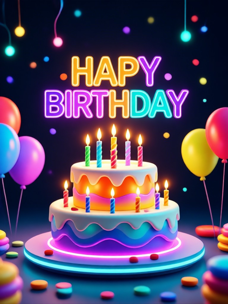 Custom birthday countdown calendar graphic