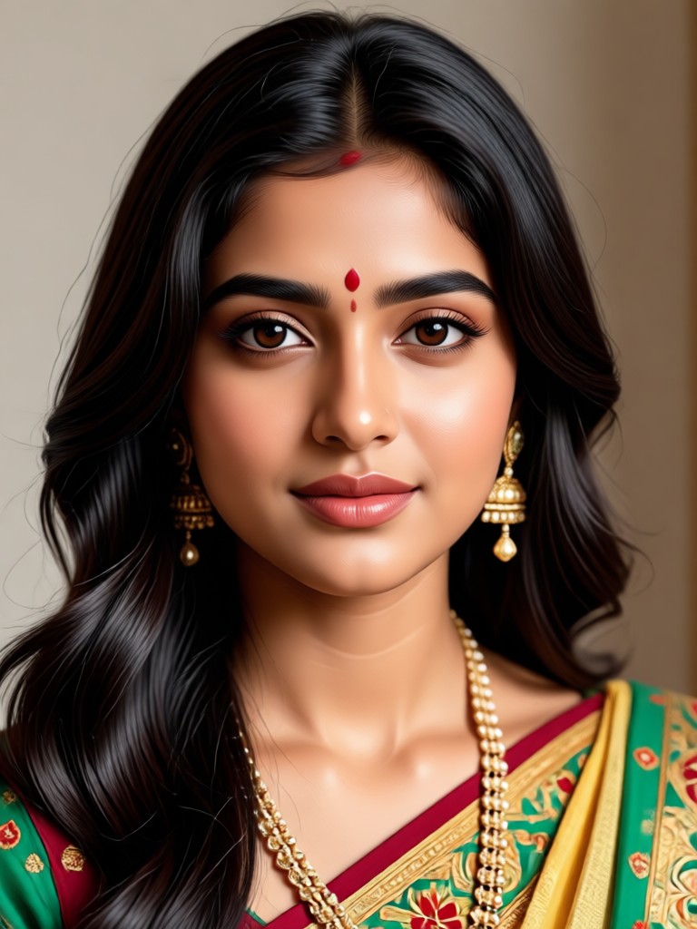 Artistic Hot Indian Girl Generation