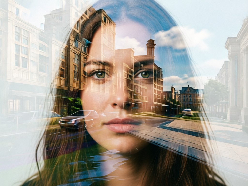 Comparison of complex Photoshop process vs simple AI editor