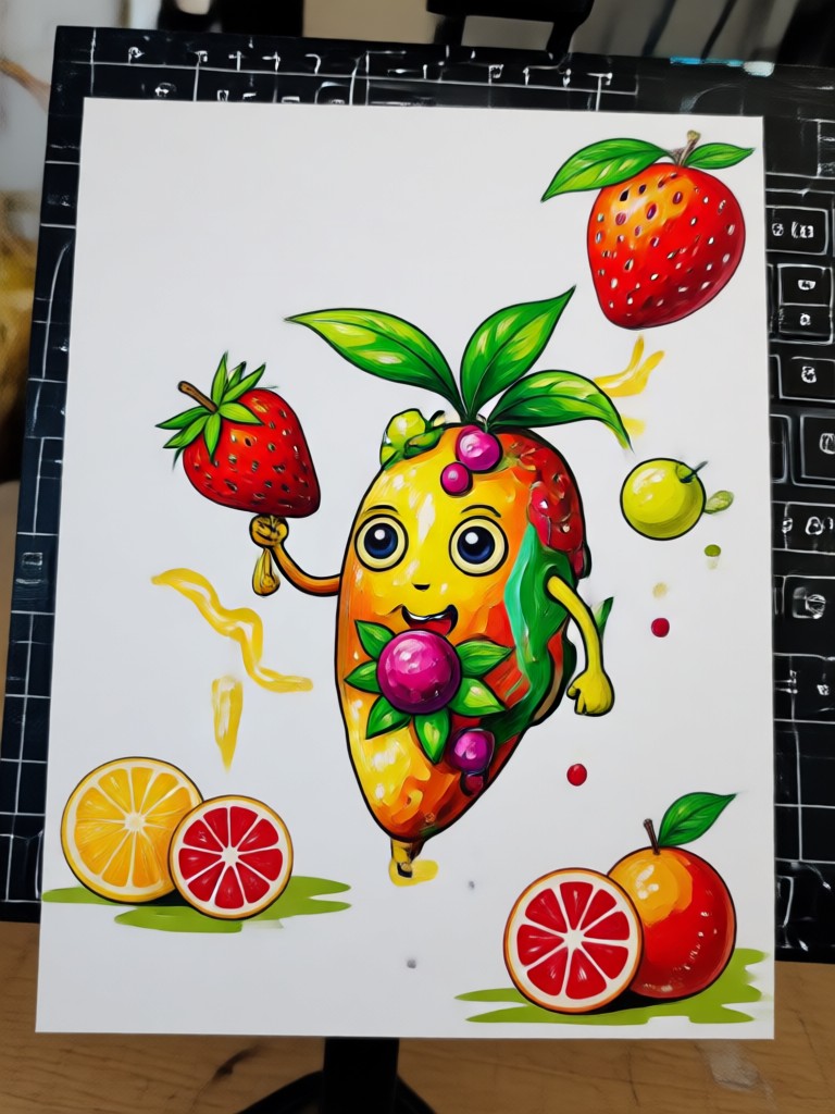 Dibujo animado de rodaja de sandía