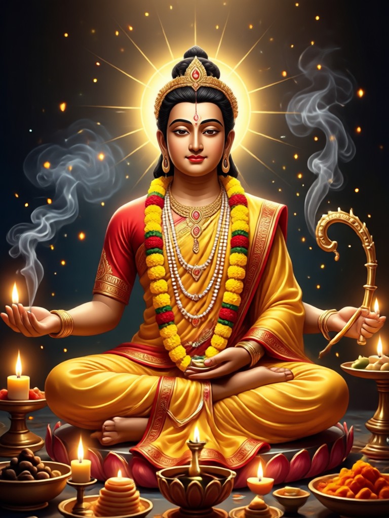 AI-generated Nag Panchami artwork in a miniature painting style
