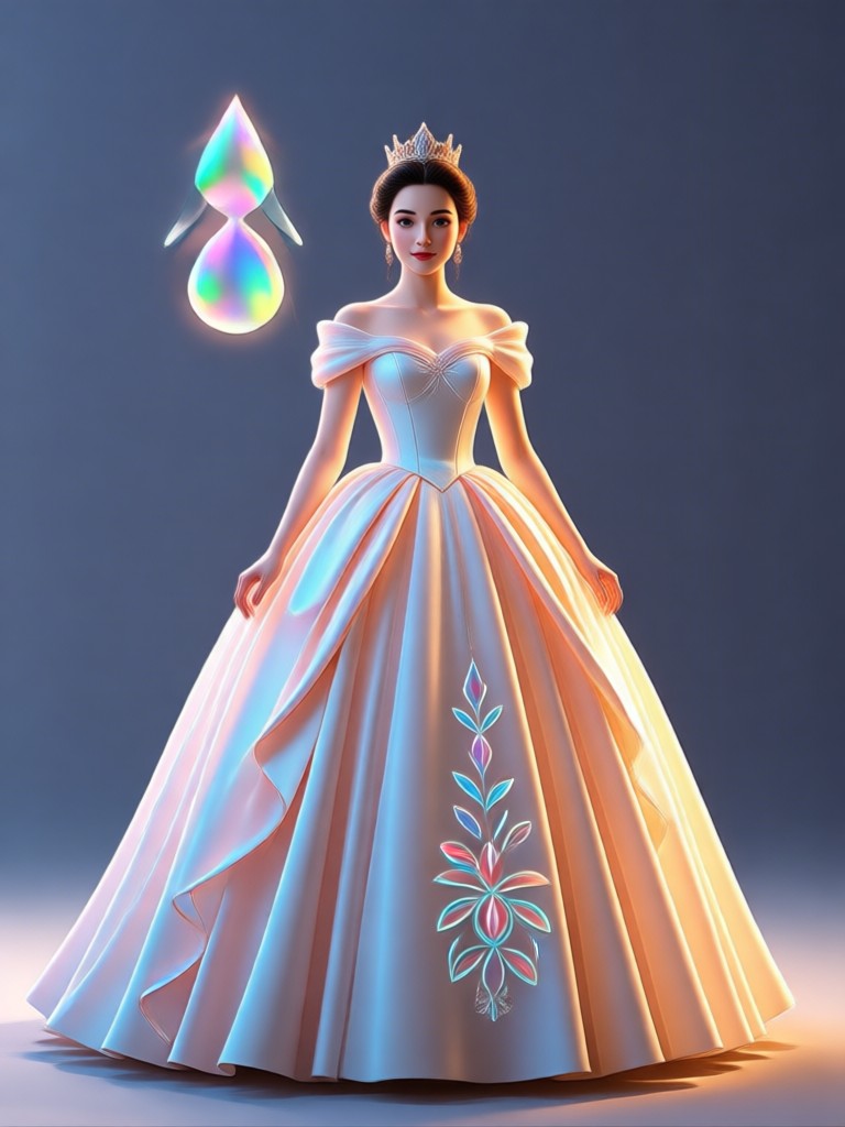 Royal Wedding Dress Change AI Video