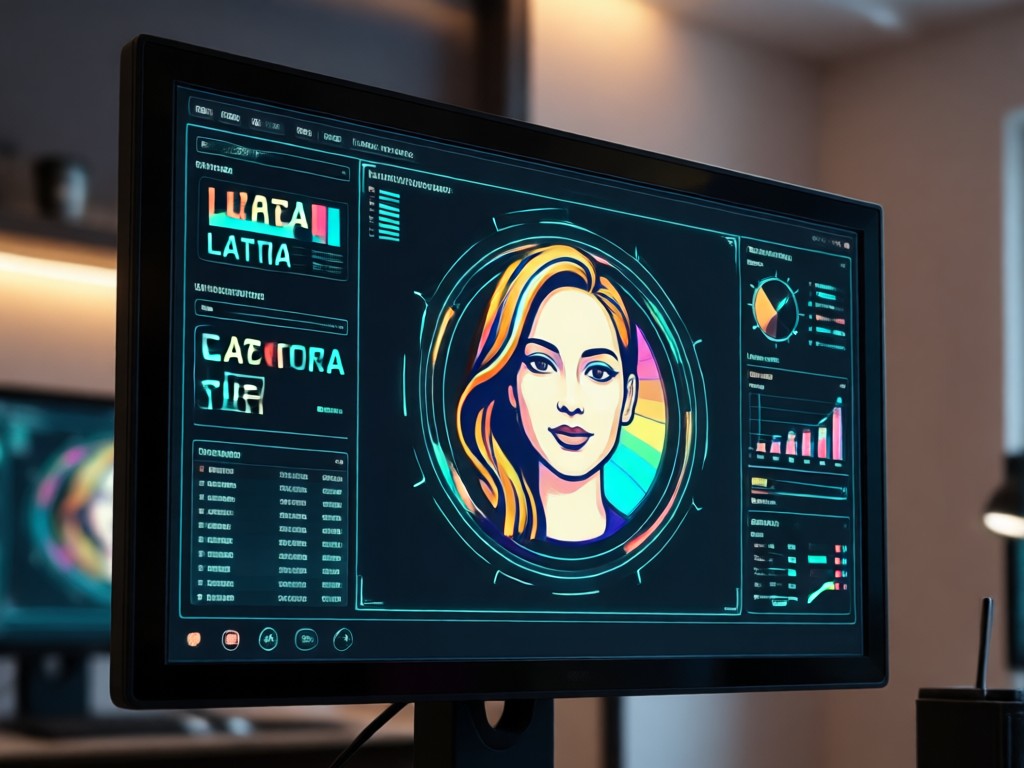 Transformación con un clic a retrato latina