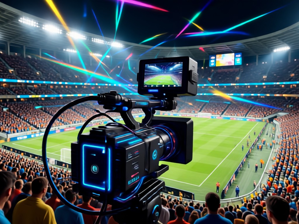 Cinematic wide angle crop on a sports action shot