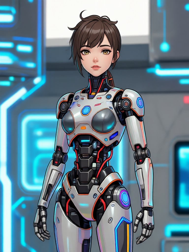 Lifelike influencer AI model for social media