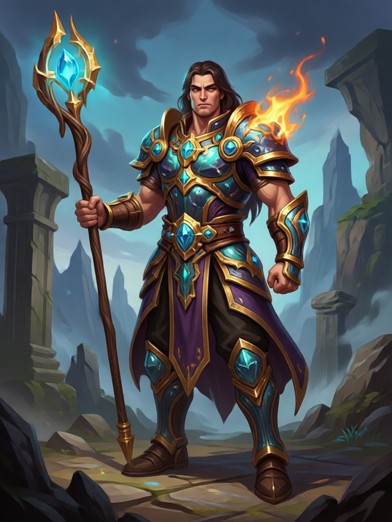 AI generated gnome artificer character art