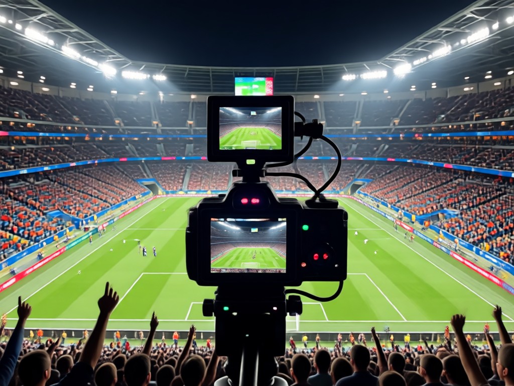 AI stadium crowd generation effect
