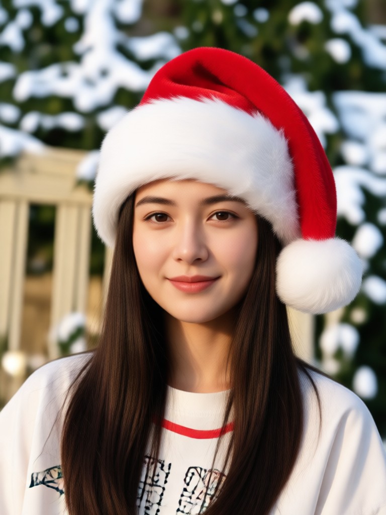 Profile picture transformed for holidays