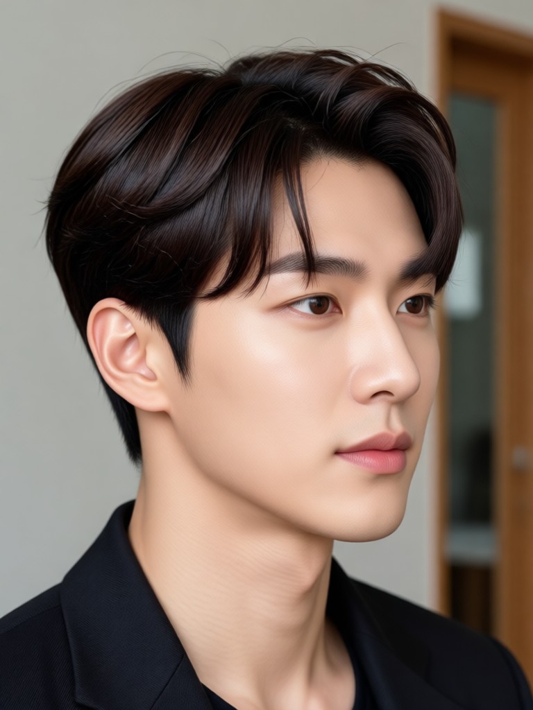 Korean Mullet Perm hairstyle