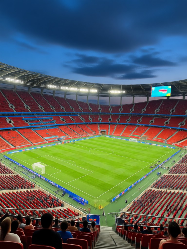 AI generated World Cup final stadium scene