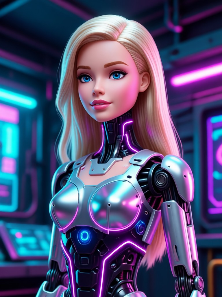 Astronaut Barbie AI transformation