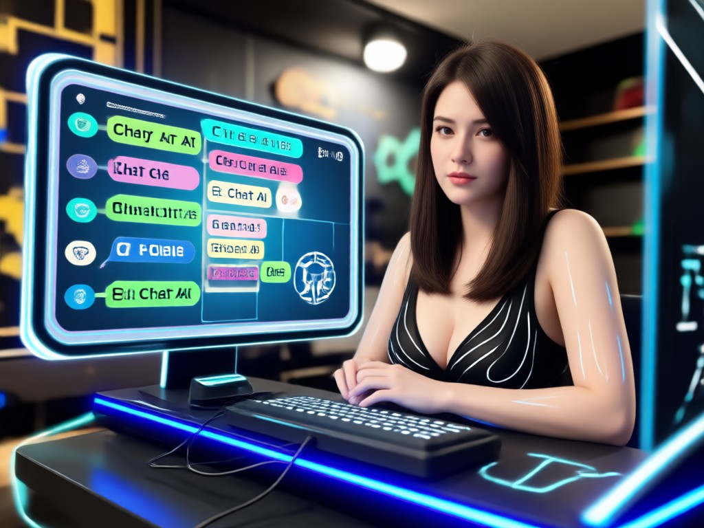 Privacy and security lock icon over chat