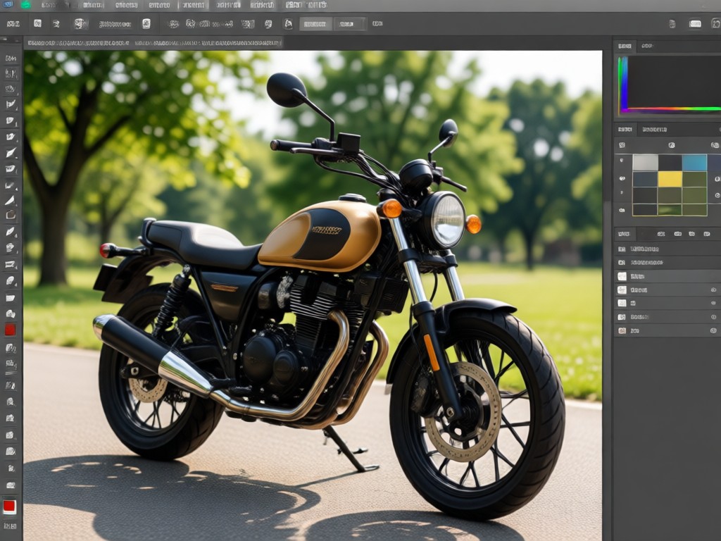 Gerador de motos com IA a partir de descrição textual