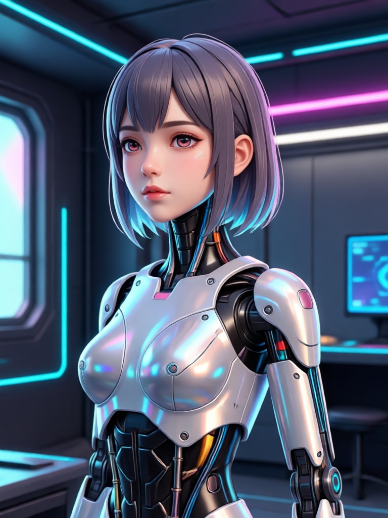Steampunk adventurer AI character design