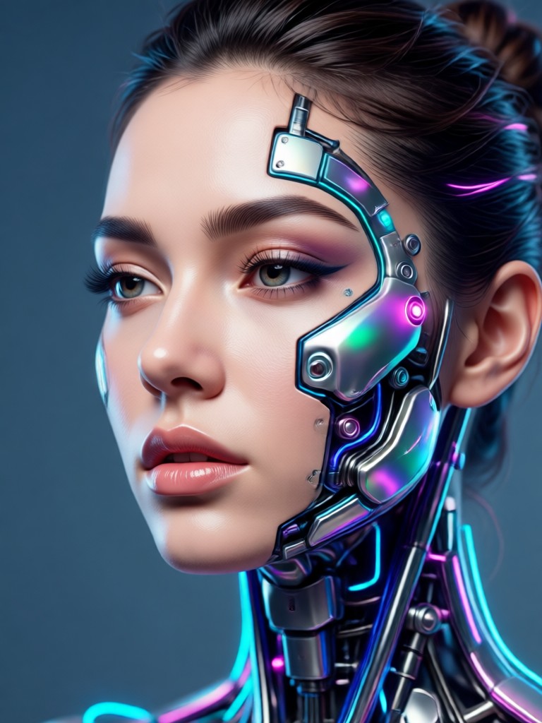Casual street style AI generated portrait