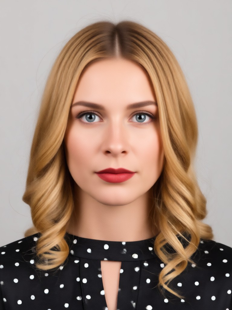 AI virtual try on of a chic pixie cut
