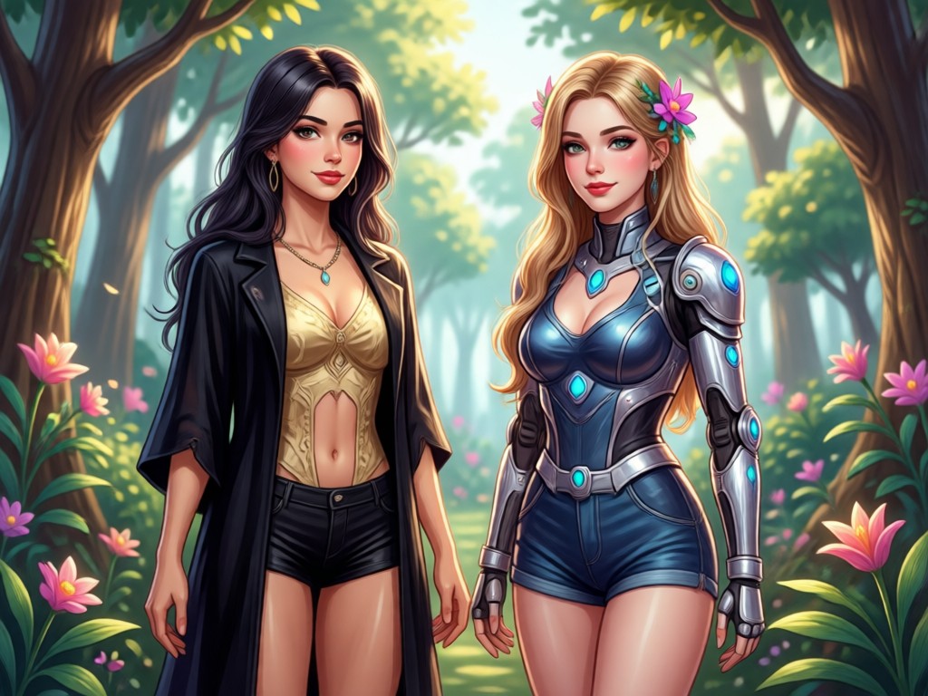 Muestra de diversos filtros de estilo de arte de IA