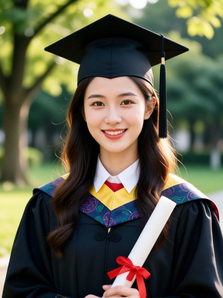 AI graduation photo generator example