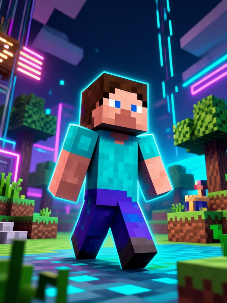 vividix-App-Oberfläche für KI-Minecraft-Videoeffekte