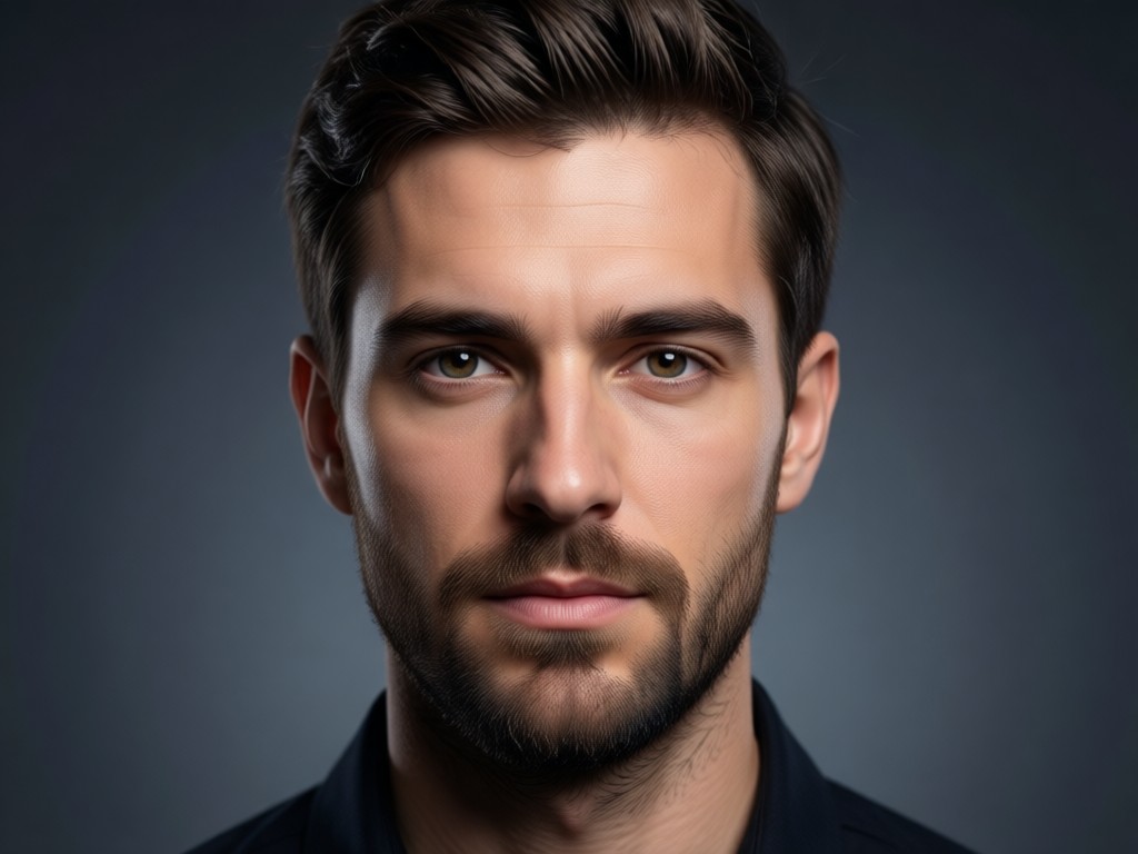AI headshot realistic professional retouching feature
