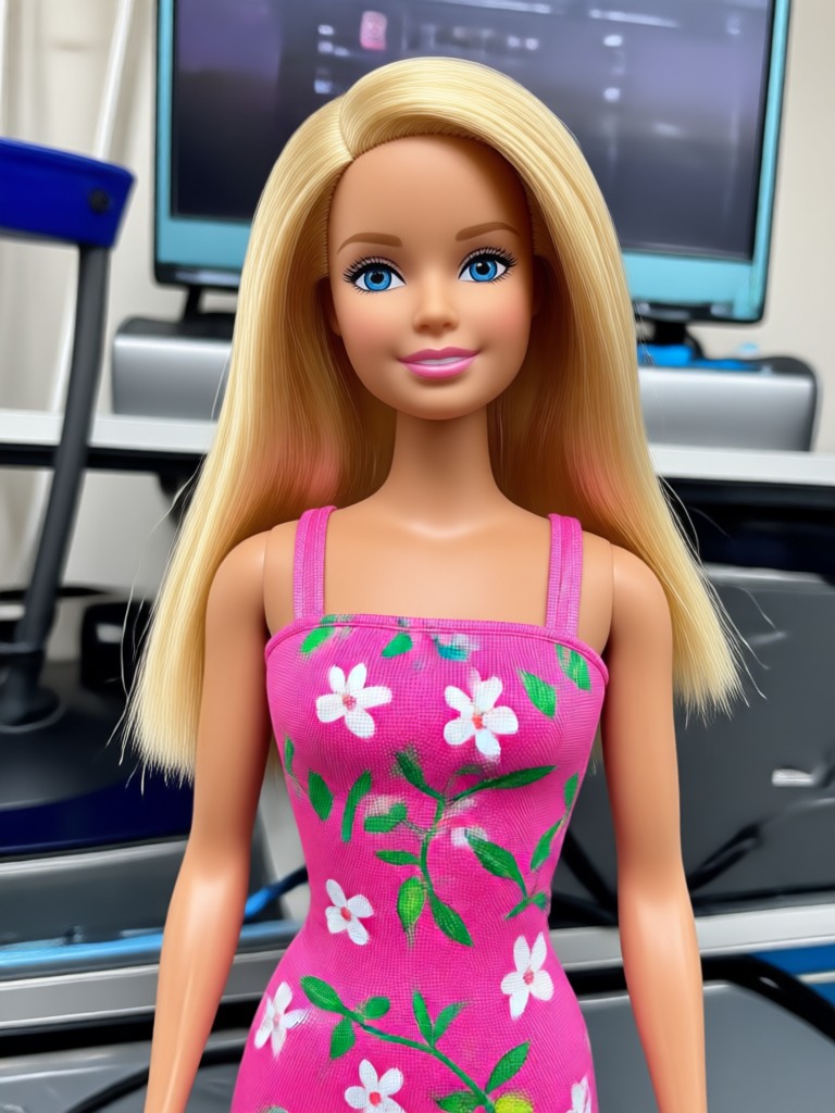 AI Barbie Vintage 60-an