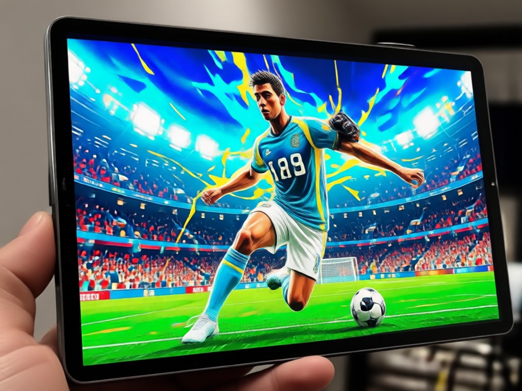 FIFA athlete avatar placed in a realistic stadium background