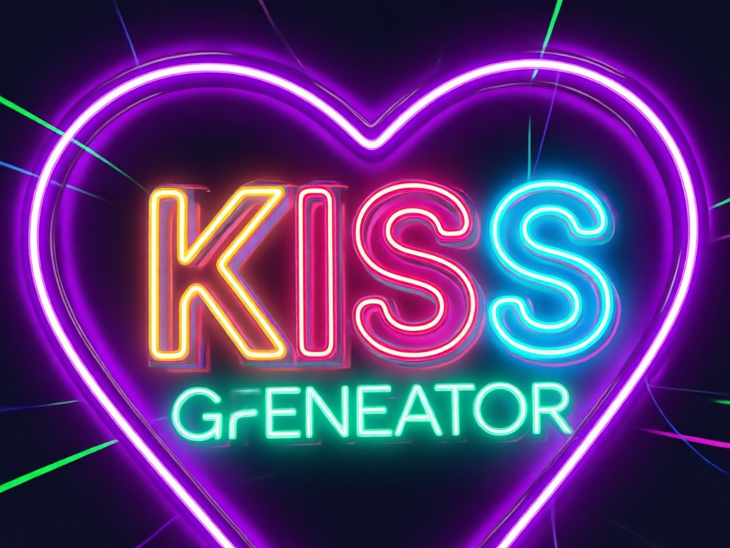 AI Neon Glow Generation Feature