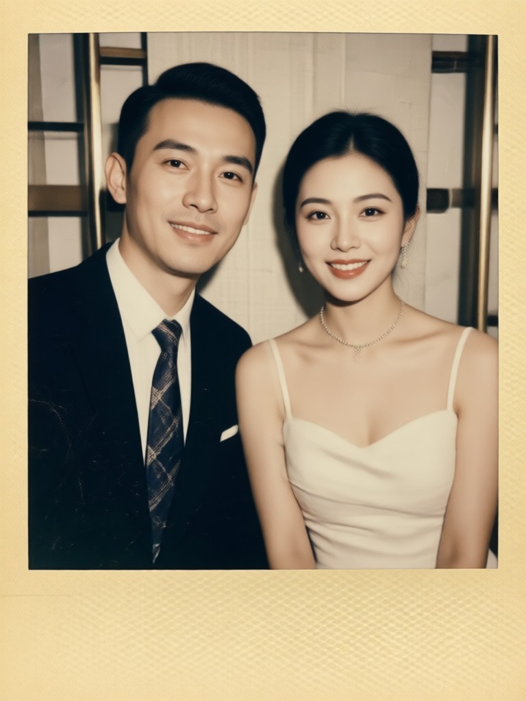 AI generated Polaroid with handwritten date