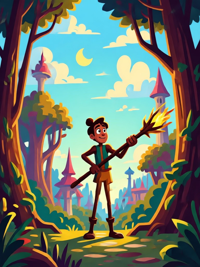 AI generated Disney fairy tale poster