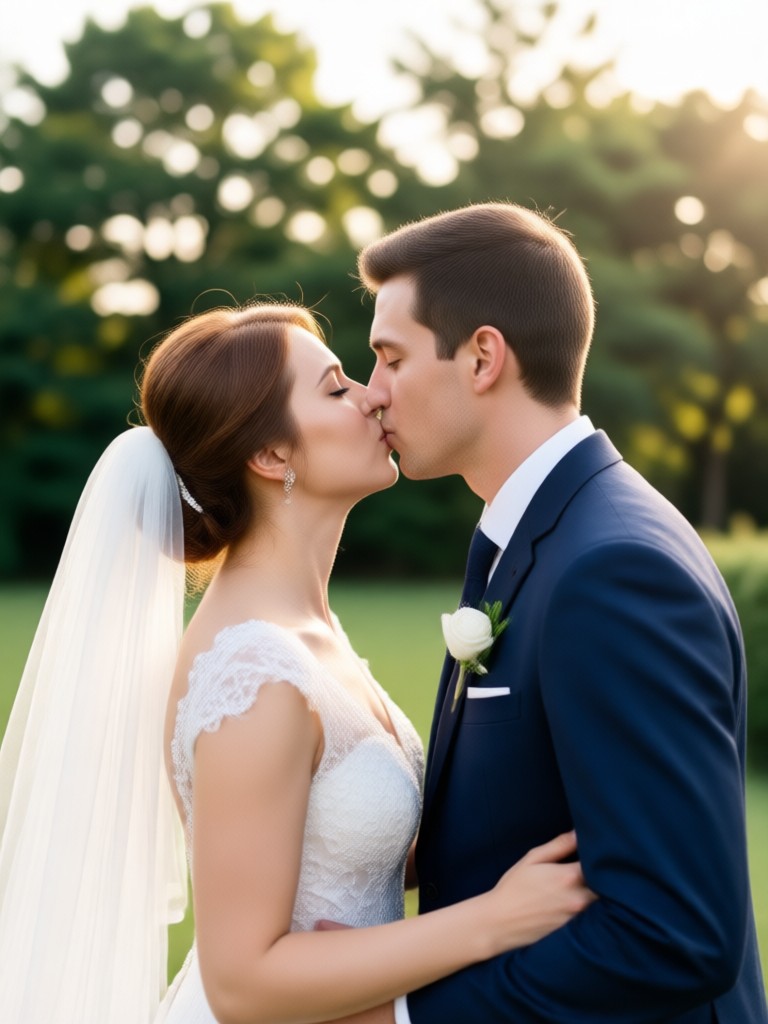 wedding kiss video generator app on phone