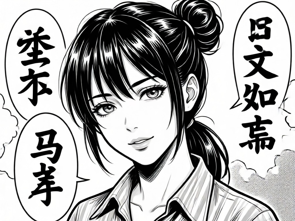 Simple three step interface for AI manga generation