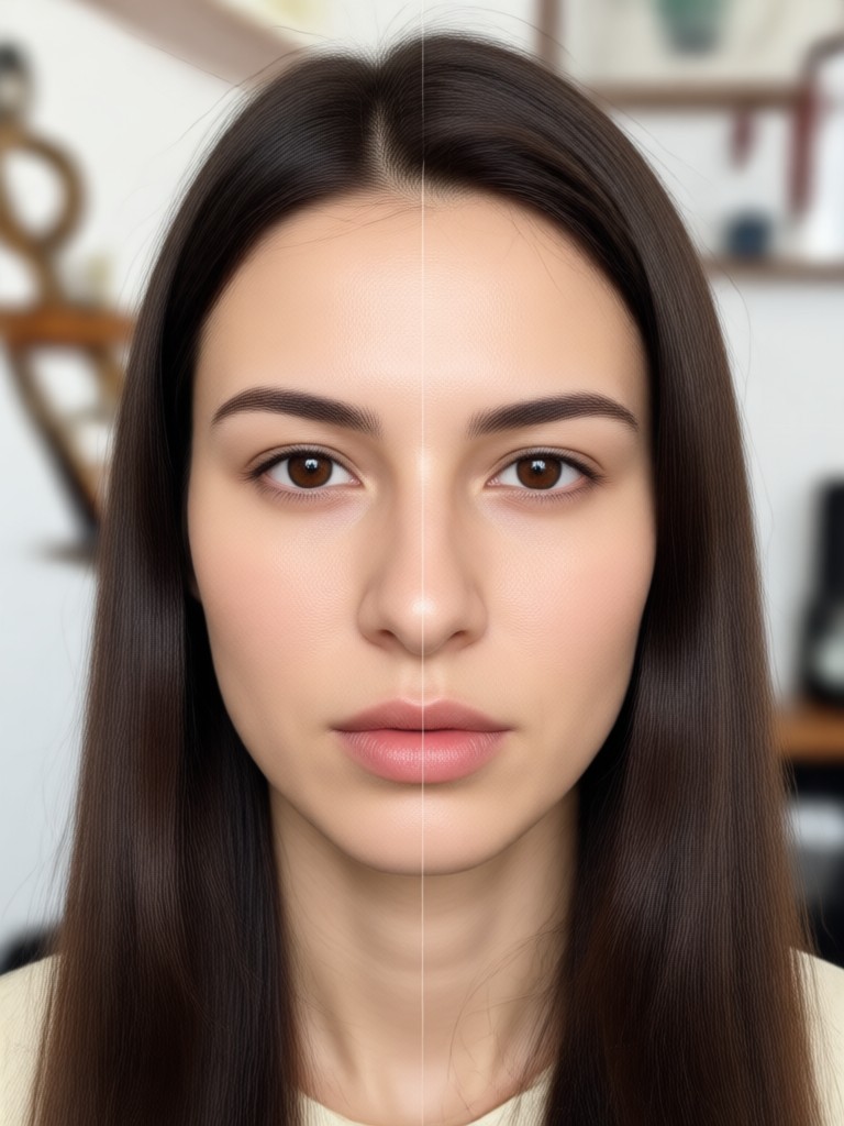 Celebrity face swap result